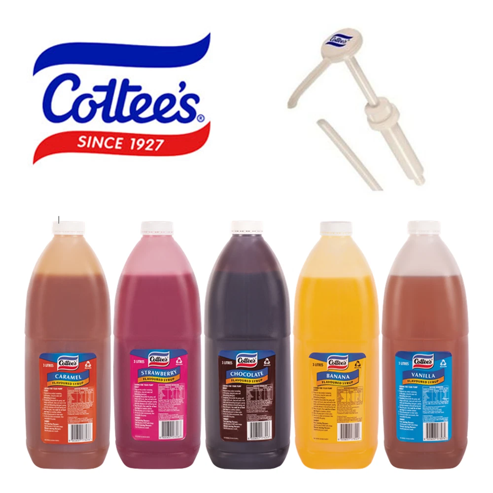 Cottees Flavoured Syrup 3lt
